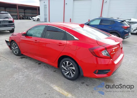 2017 Honda Civic Ex из США, поврежденный, VIN 2HGFC2F74HH561490
